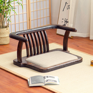 飘窗榻榻米靠背小椅子久坐舒服日式矮款座椅阳台休闲实木和室椅子