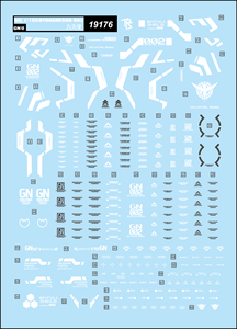 中环水贴19176 MG力天使 1/100 GN-002力天使高达模型水贴纸