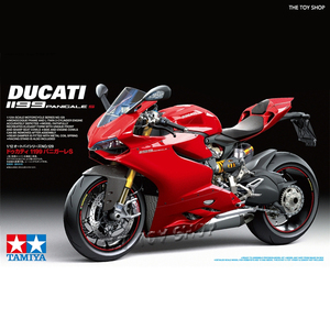 田宫摩托车14129 Ducati 1199 Panigles 1:12杜卡迪 模型拼装摩托