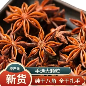 广西大红八角500g大料大茴香无硫新货纯干老树八角调味香辛料家用