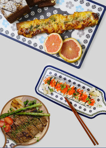 韩国进口西式分类套装塑料菜板防滑切菜菜板料理水果砧板糕点托盘