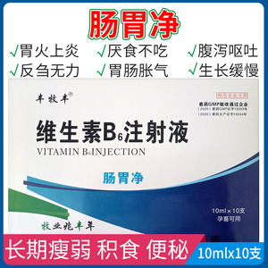 兽用维生素B6注射液维生素b6针剂止吐开胃消食能量合剂宠物牛羊用