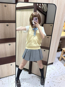 轻音少女cos衣服平泽唯日系学院jk制服cosplay针织v领甜辣套装女