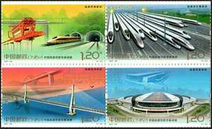 2017-29 中国高速铁路发展成就 高铁 套票 打折邮票