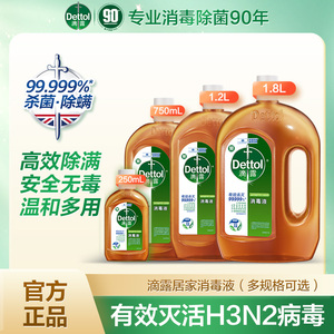 滴露消毒液家用杀菌衣物消毒水洗衣机宠物地板室内除菌小瓶250ml