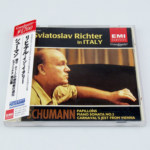 舒曼蝴蝶 第二钢琴奏鸣曲 维也纳狂欢节 里赫特在意大利 日首版CD