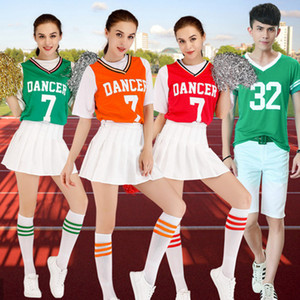 拉拉队服装少女时代性感学生男女足球宝贝校园运动会啦啦操演出服