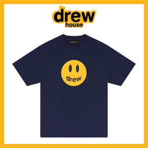 【官网正品】Drew House 21FW比伯同款笑脸logo印花情侣款短袖t恤
