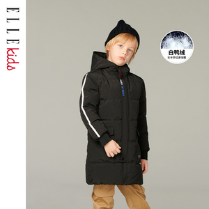 【亲子日价】ELLE Kids童装男童中长款羽绒棉服2020