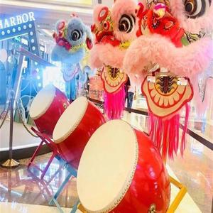 牛皮大鼓震震天演出鼓舞蹈鼓中国狮头鼓堂鼓新年节日舞台表演道具