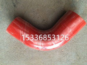 硅胶橡胶管夹布 增压器 弯管 红色管 橡胶90度弯头各种大小规格
