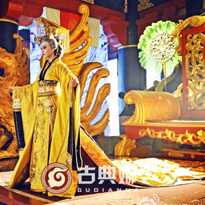 新款电视剧武则天传奇女帝服装范冰冰古装唐朝女皇登基龙袍中年女