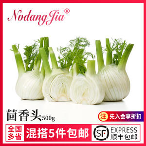 新鲜茴香头500g 香料菜西餐食材配料调料用品 球茎味浓茴香菜蔬菜