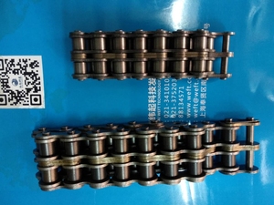 双排滚子链链条08B-2/10A12A16A4 5 6分KC4012 5016 GL联轴器链条