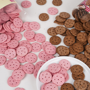 小圆饼干500g烘焙原料雪花酥家用手工自制原材料网红好吃饼干零食
