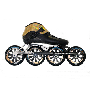 ZICO济科速滑鞋儿童成人专业竞速轮鞋溜冰鞋大轮滑鞋培训比赛可用