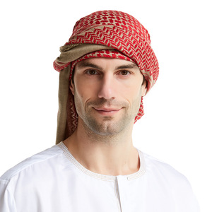 中东阿拉伯男士头巾羊毛方巾民族风头巾围巾泰斯塔尔沙特王子方巾