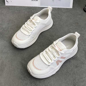 网面运动鞋女鞋新款夏季薄款跑步鞋镂空透气韩版学生小白鞋休闲鞋