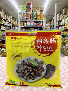 包邮 韩味粉条米肠韩国口味粉条做米肠延边朝鲜族血肠即食加热1kg