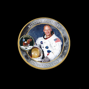美国阿波罗登月50周年纪念币 2019航天币航空纪念币外币飞船硬币