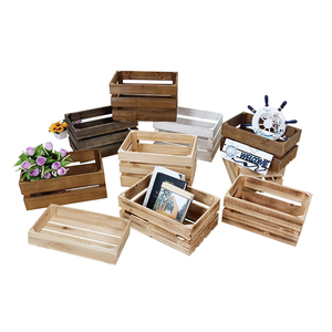 实木箱子储物箱长方形家用木条箱定制装饰水果复古收纳小大旧木箱
