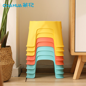 茶花凳儿童塑料凳子时尚创意加厚型可爱卡通宝宝小矮板凳无靠背凳