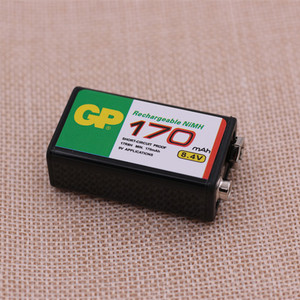 超霸GP9V 170毫安 GP麦克封8.4V充电电池170MAH9伏可充电池方形