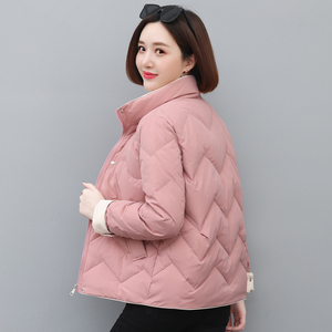 棉服女短款2023冬季新款韩版宽松减龄女式立领棉衣外套羽绒小棉袄