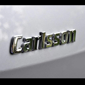 Carlsson卡尔森奔驰改装车标定做金属尾标车身改装装饰贴专用配件