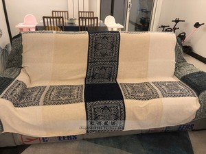 出口外贸原单芝华士三人沙发毯垫靠背巾防尘罩钢琴盖巾桌布床毯