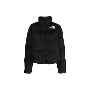 瑶瑶YY TNF北面 Logo印花立领RMST羽绒服女款1996 黑色700蓬