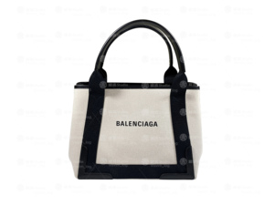 【现货】Balenciaga 巴黎世家 Navy Cabas 帆布Tote 手提包托特包