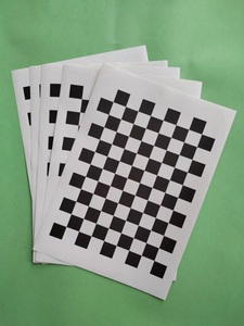 棋盘格标定板 漫反射 不干胶 贴纸 粘贴 计算机视觉 校正 5件包邮