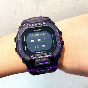 卡西欧G-SHOCK透明GBD-200SM-1A6/1A5/1/2/9计步运动电子蓝牙手表