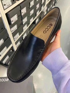 落落美国代购 ECCO/爱步 男士经典爆款豆豆鞋 女士靴子 皮鞋