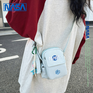 NASA联名日系极简单运动休闲手机包女小包单肩斜挎零钱包百搭包包