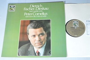 Peter Cornelius 艺术歌曲集 迪斯考 Dieskau Reutter 黑胶LP