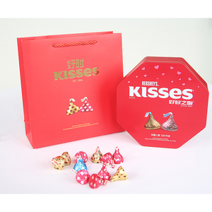 好时kisses喜糖8粒10粒12粒装巧克力礼盒喜水滴结婚盒子成品含糖