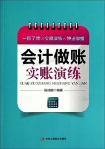 正版图书 会计做账实账演练杨成刚中华工商联合