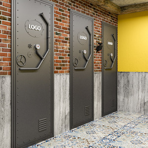 复古工业风铁门创意酒吧餐厅洗手间厕所门卫生间门仓库室内门定制