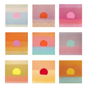 liveart安迪沃霍尔Andy Warhol日落sunset波普艺术原版装饰画海报