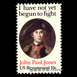 美国1979 独立战争海军司令约翰保罗琼斯 外国邮票