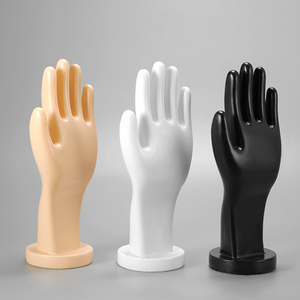 男手模型塑料男手工业劳保手套展示手模道具男士左手模31CM高男手