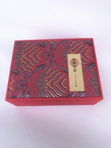 新品红色结婚锦盒银餐具碗筷勺三件套装包装礼品盒木质盒子手提袋
