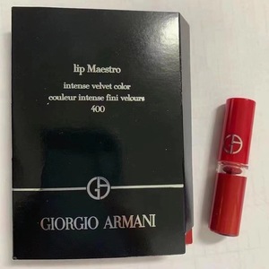 Armani阿玛尼红管丝绒哑光唇釉中样1.5ml专柜正品大牌口红试用装
