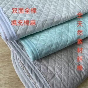 出口日本 双面纯棉床护垫天然纤维素材四季薄款床褥垫学生垫子100
