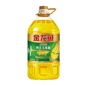 金龙鱼纯正玉米油4L桶非转基因压榨玉米油炒菜食用油大桶家用盘锦