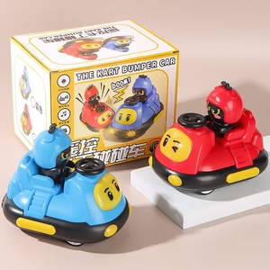 儿童电动遥控车玩具双人对战碰碰车汽车男孩跑跑漂移卡丁车赛车