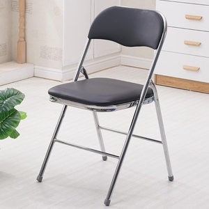 家用折叠椅子凳子加厚成人会议办公椅电脑椅座椅培训椅金属靠背椅