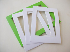 相框卡纸 7810寸12寸16寸18寸20寸24寸白色长方形相框画框卡纸